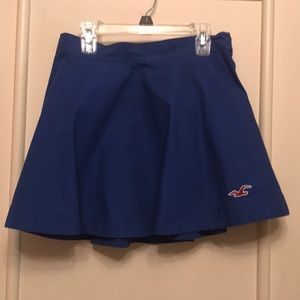 Royal blue circle skirt